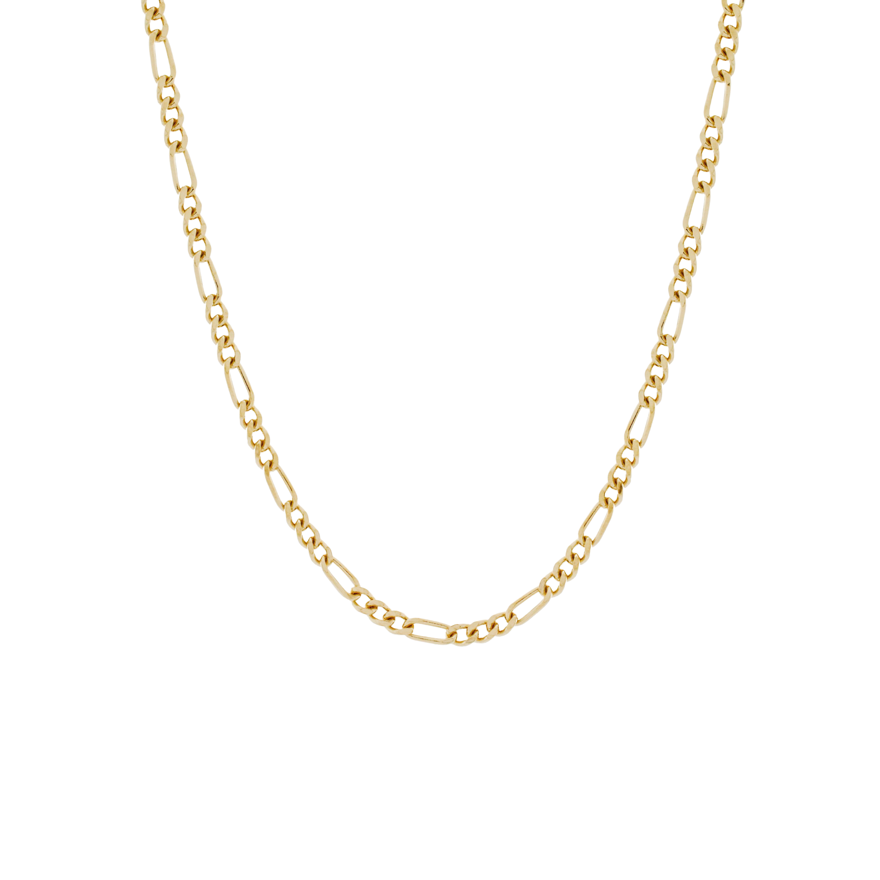 Seville Chain Necklace. Gold Vermeil