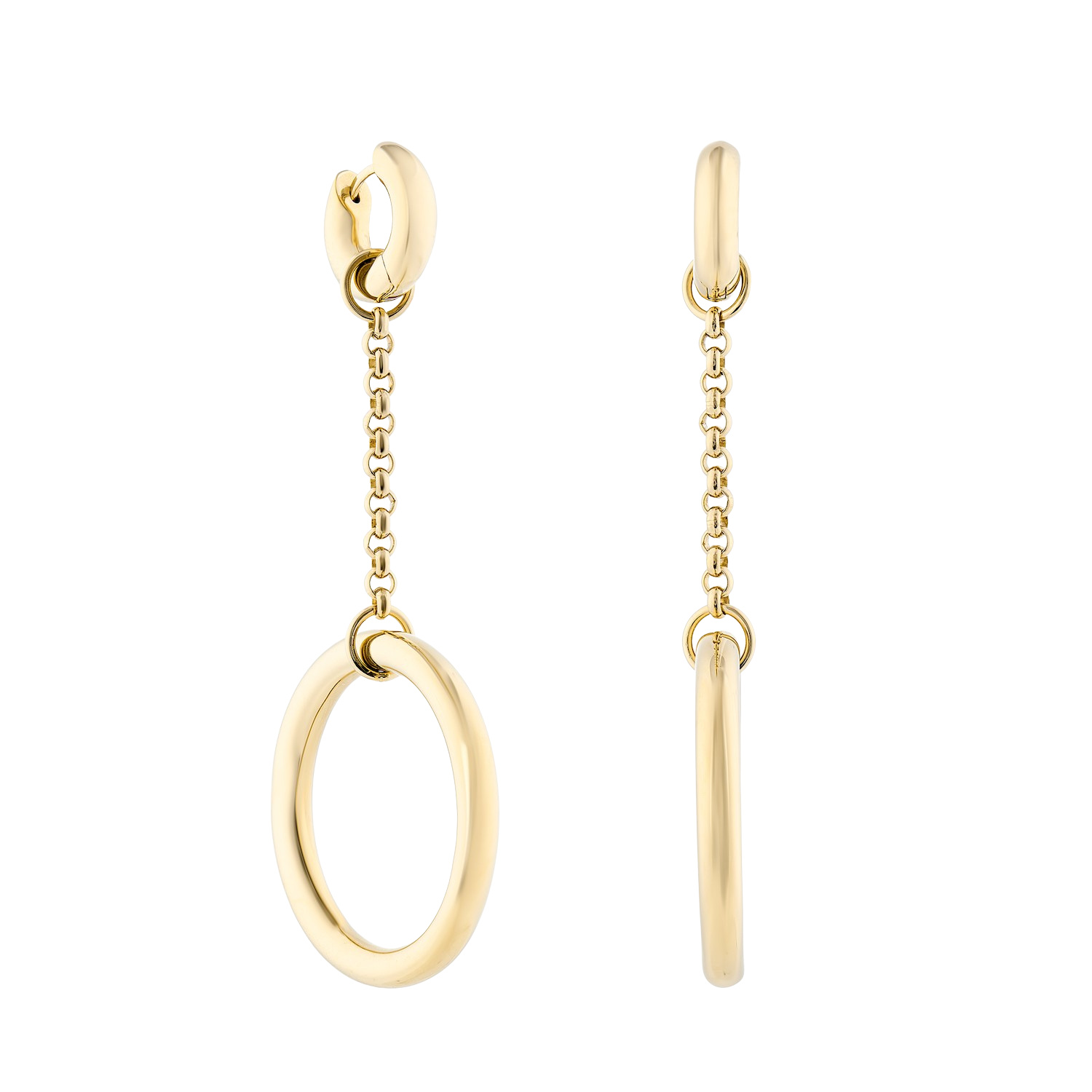 The Anita 2-in-1 Earrings, Gold Vermeil.