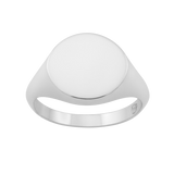 Tondo Signet Ring. Sterling Silver
