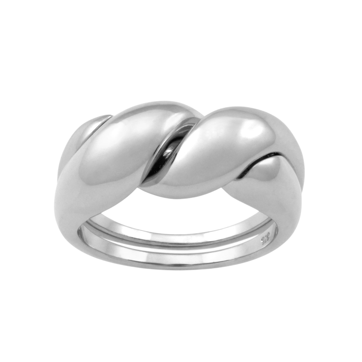 The Puzzle Ring. Sterling Silver - Monarc Jewellery