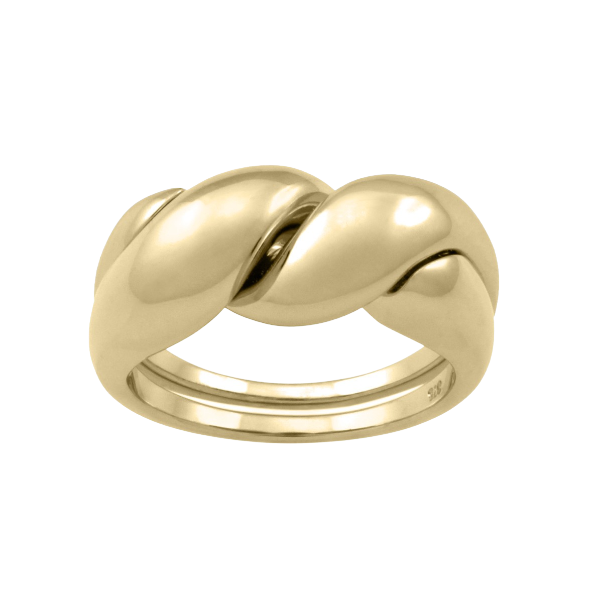 The Puzzle Ring. 9k Yellow Gold - Monarc Jewellery