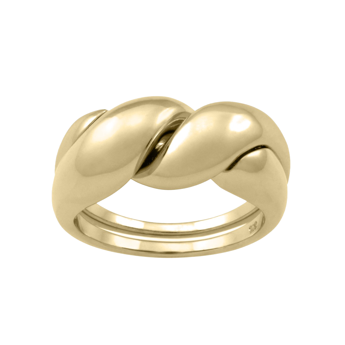The Puzzle Ring. 9k Yellow Gold