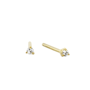 Signature Topaz Studs. Gold Vermeil. - Monarc Jewellery