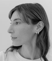 The Anita Huggie Hoop. Gold Vermeil. - Monarc Jewellery