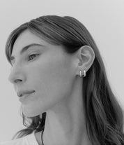 The Anita Huggie Hoop. Gold Vermeil. - Monarc Jewellery