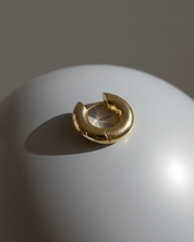 The Anita Huggie Hoop. Gold Vermeil. - Monarc Jewellery