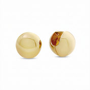 Consero Orb Huggie Earring. Gold Vermeil - Monarc Jewellery