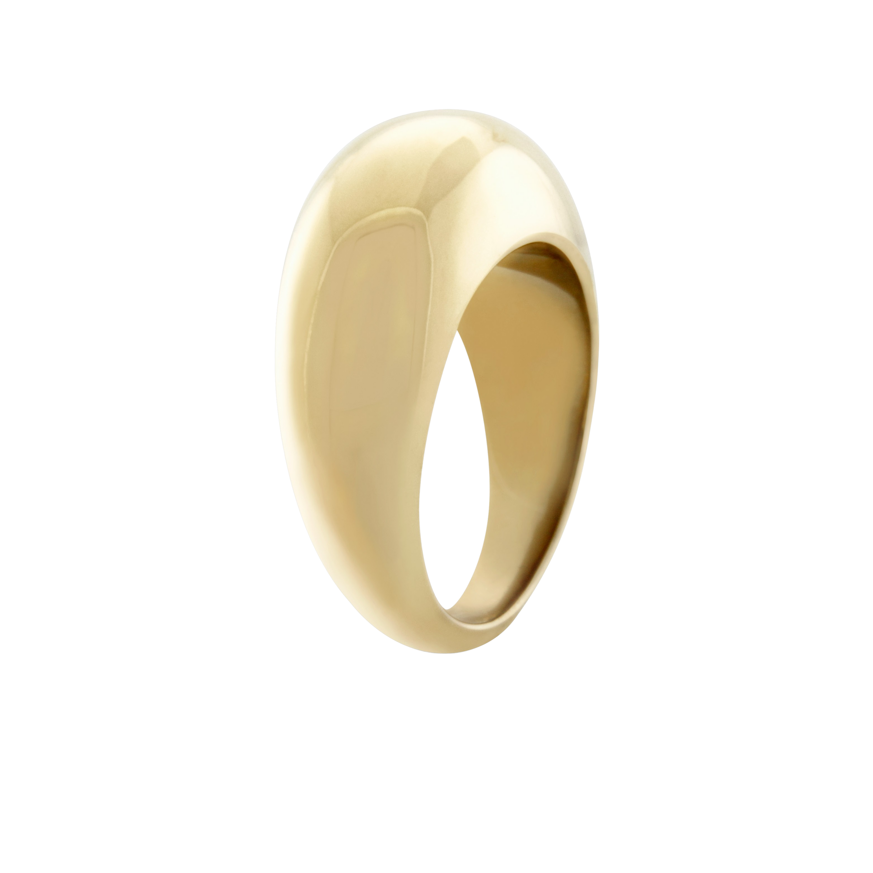 Courbure Ring. Gold Vermeil