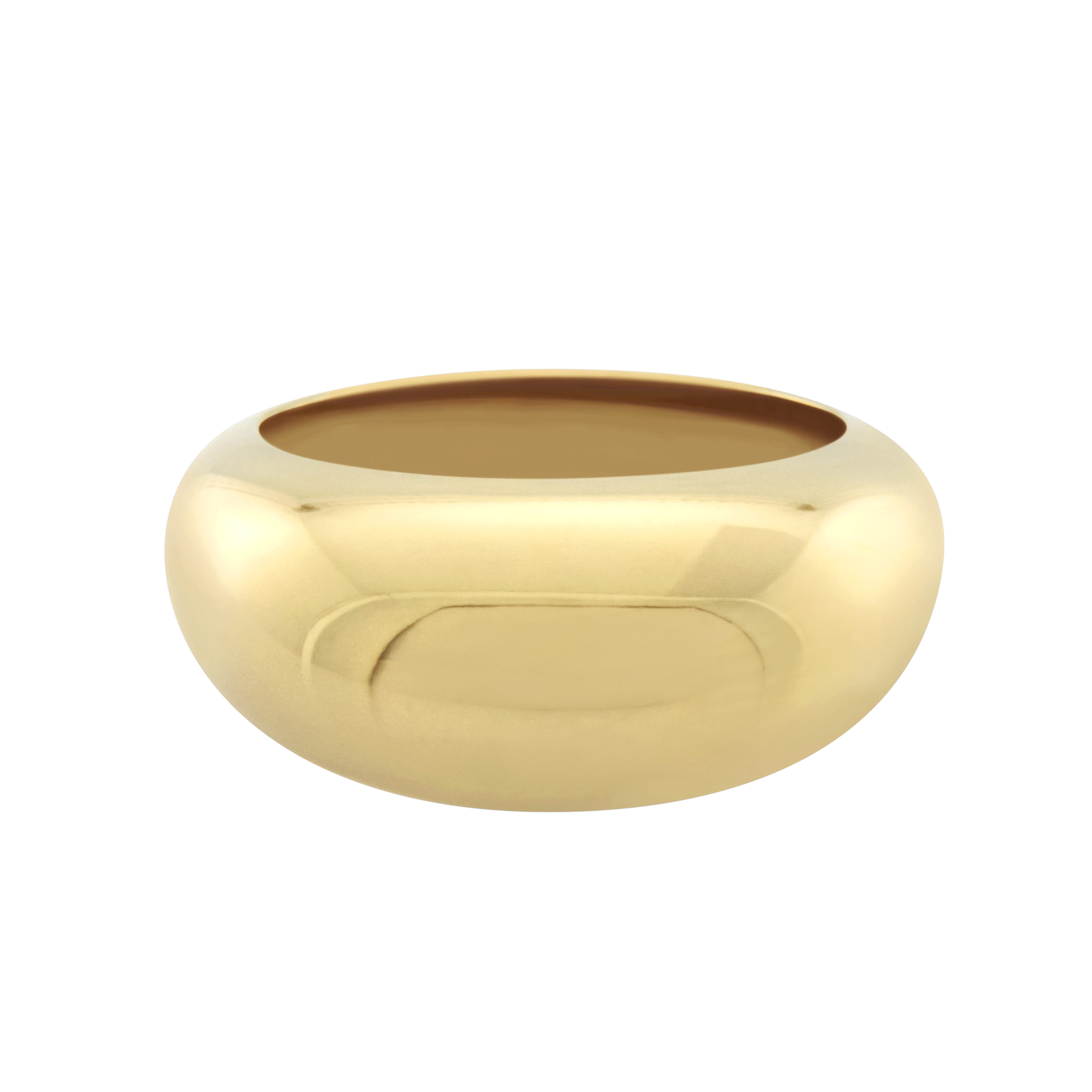 Courbure Ring, Gold Vermeil – Monarc Jewellery