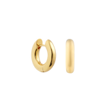 The Anita Huggie Hoop. Gold Vermeil.