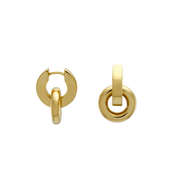 Catena Hoop Earrings, Gold Vermeil - Monarc Jewellery