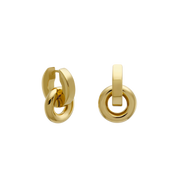 Catena Hoop Earrings, Gold Vermeil - Monarc Jewellery