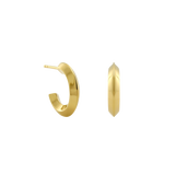 Meadmore Hoop Earrings, Gold Vermeil
