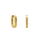 Plump Remie Hoop Earrings, Gold Vermeil - Monarc Jewellery
