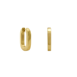 Plump Remie Hoop Earrings, Gold Vermeil