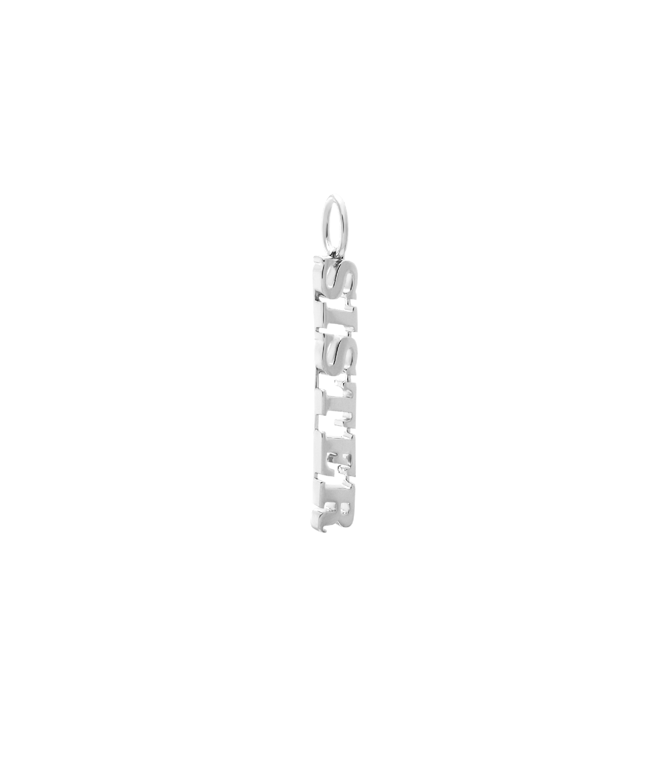 Sister Pendant and Necklace. Sterling Silver - Monarc Jewellery