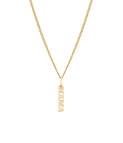 Mama | Māmā Pendant and Necklace. Gold Vermeil