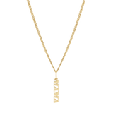 Mama | Māmā Pendant and Necklace. Gold Vermeil
