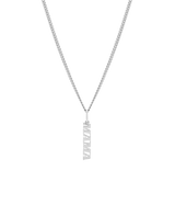 Mama | Māmā Pendant and Necklace. Sterling Silver
