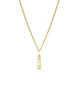 Mum Pendant and Necklace. Gold Vermeil