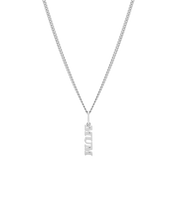Mum Pendant and Necklace. Sterling Silver - Monarc Jewellery
