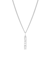 Sister Pendant and Necklace. Sterling Silver - Monarc Jewellery
