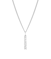 Wahine Pendant and Necklace. Sterling Silver - Monarc Jewellery