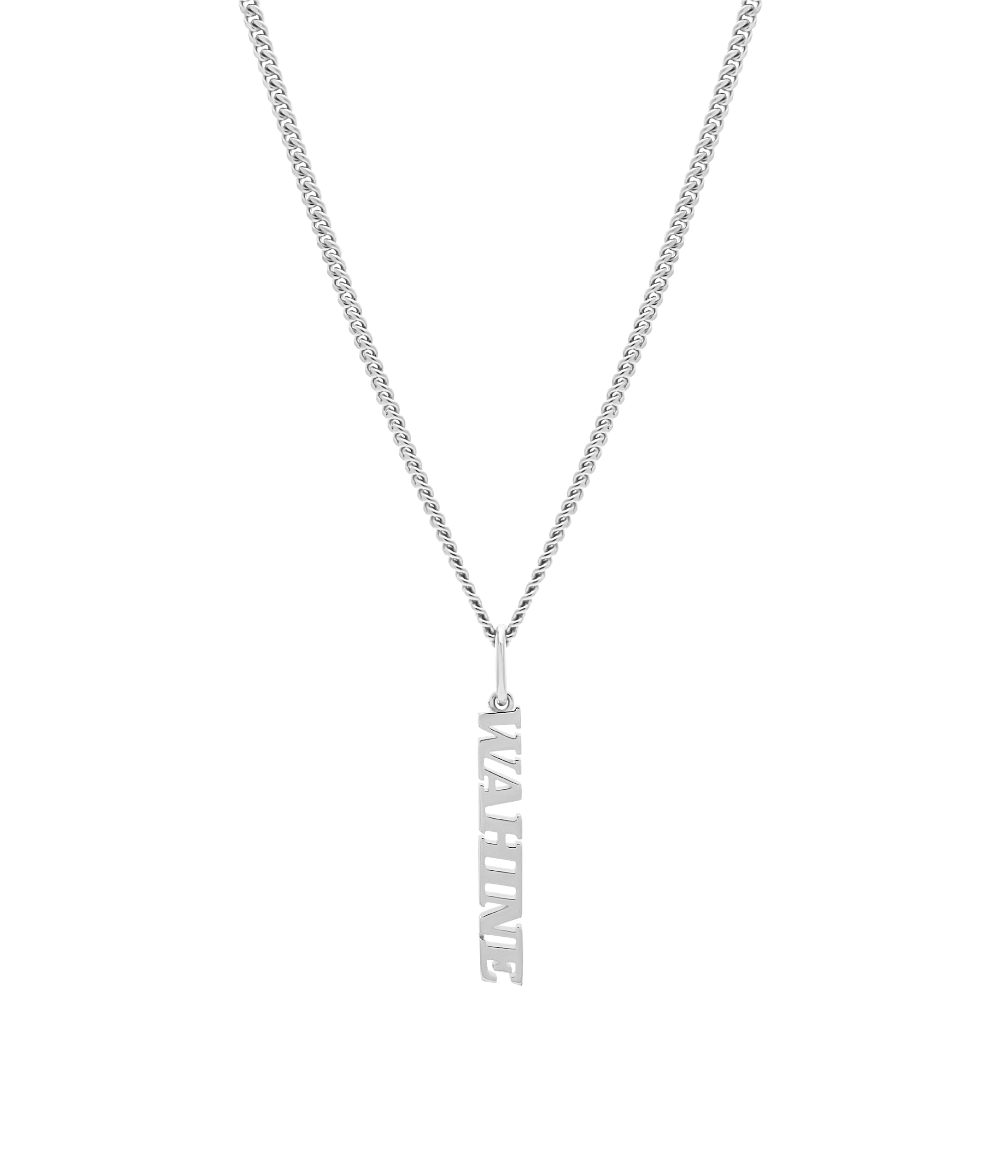 Wahine Pendant and Necklace. Sterling Silver - Monarc Jewellery
