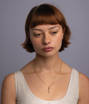 Mama | Māmā Cursive Pendant and Necklace. Sterling Silver
