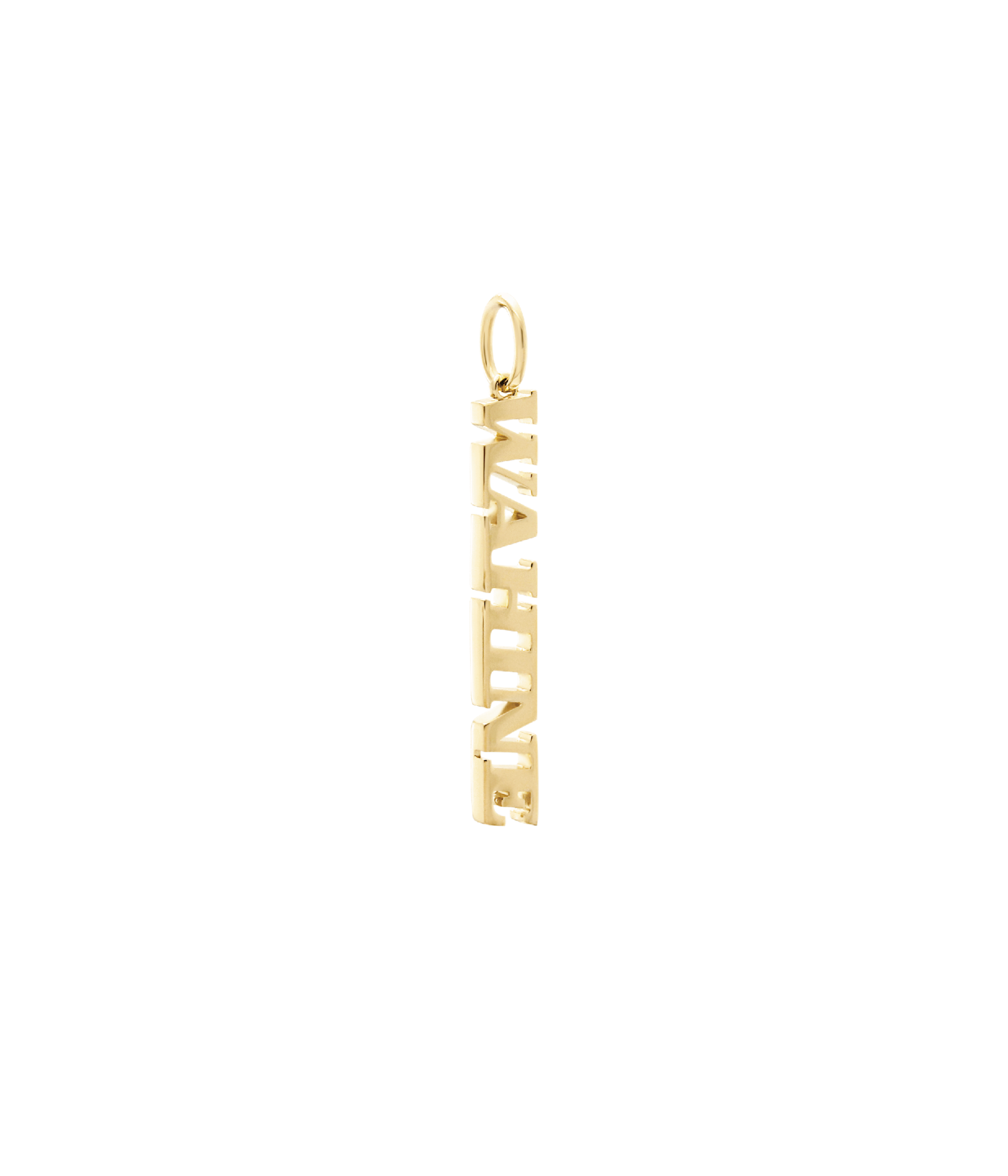 Wahine Pendant and Necklace. Gold Vermeil