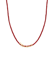 Mama | Māmā Bead Necklace. Gold Vermeil
