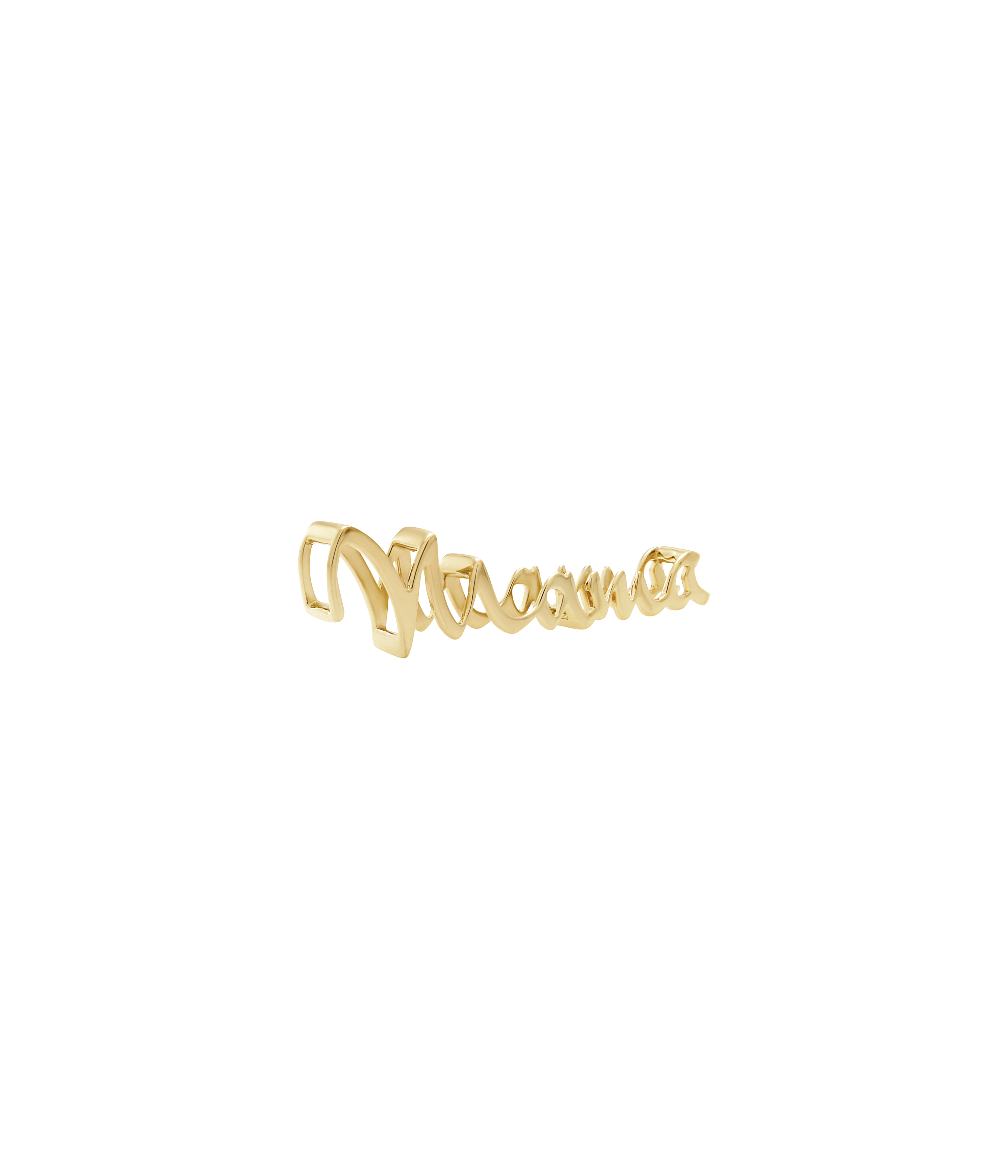 Mama | Māmā Bead Necklace. Gold Vermeil