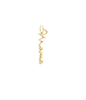 Mama | Māmā Cursive Pendant and Necklace. Gold Vermeil