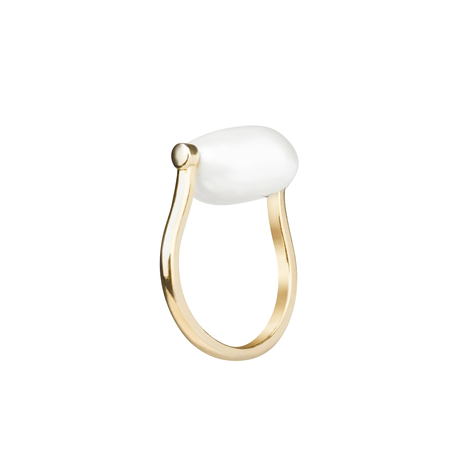 Heirloom Pearl Ring. 9k Yellow Gold - Monarc Jewellery