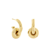 Hermione Hoop Earrings, Gold Vermeil. - Monarc Jewellery