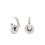 Hermione Hoop Earrings, Sterling Silver. - Monarc Jewellery