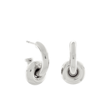 Hermione Hoop Earrings, Sterling Silver.