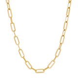 Suitor Chain Necklace. Gold Vermeil