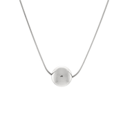 Josephine Orb Necklace, Sterling Silver - Monarc Jewellery