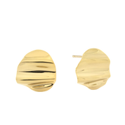 L'Eau Earrings. Gold Vermeil. - Monarc Jewellery