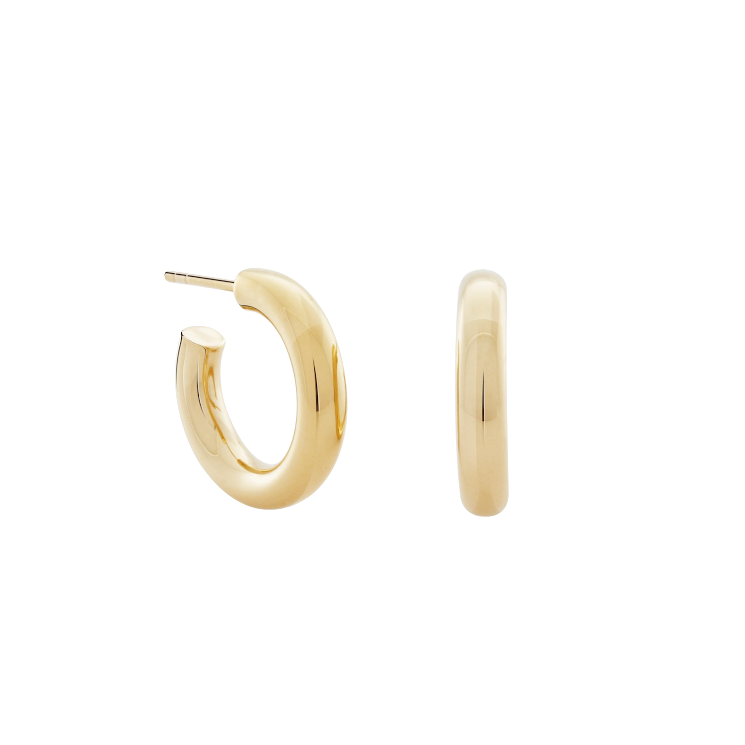 Little Chubbies Hoops, Gold Vermeil – Monarc Jewellery