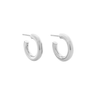 Little Chubbies Hoops. Sterling Silver. - Monarc Jewellery
