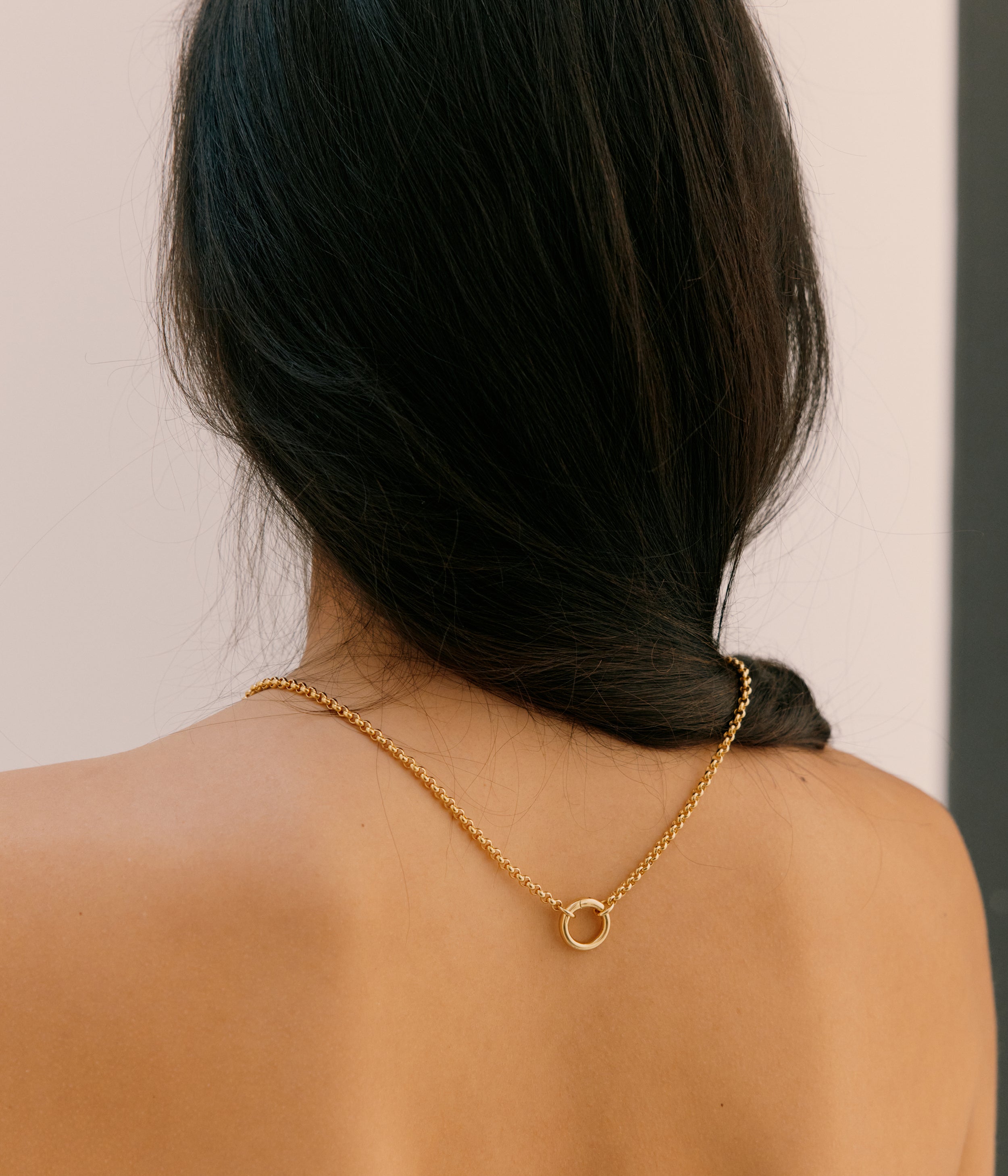 Cor Chain Necklace. Gold Vermeil