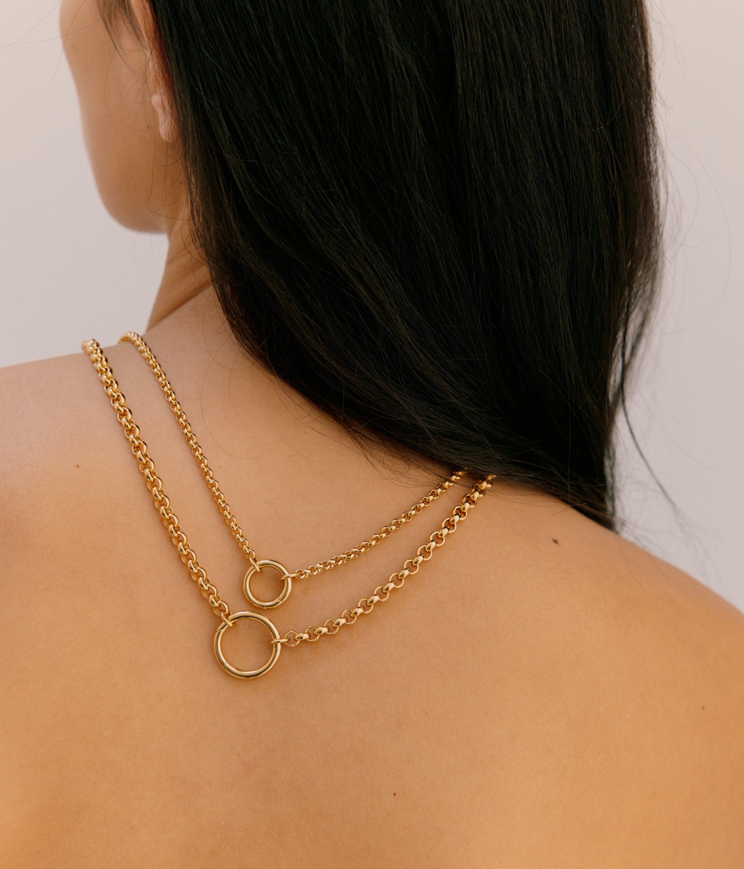 Cor Chain Necklace. Gold Vermeil