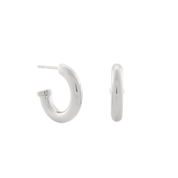 Hermione Hoop Earrings, Two-Tone. - Monarc Jewellery