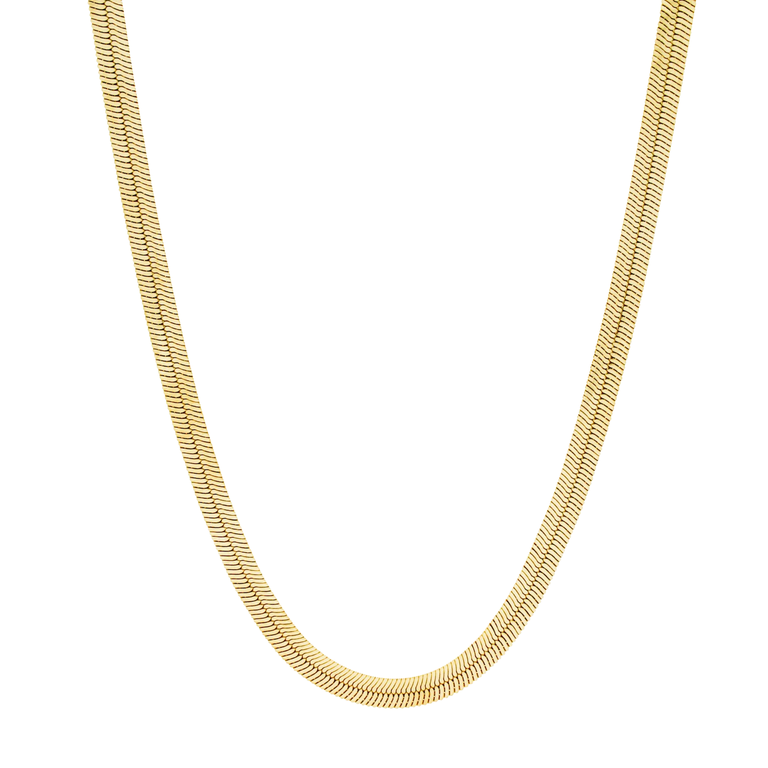 Silky Tie Necklace. Gold Vermeil