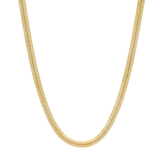 Silky Tie Necklace. Gold Vermeil