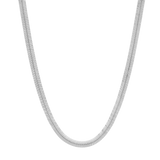 Silky Tie Necklace. Sterling Silver