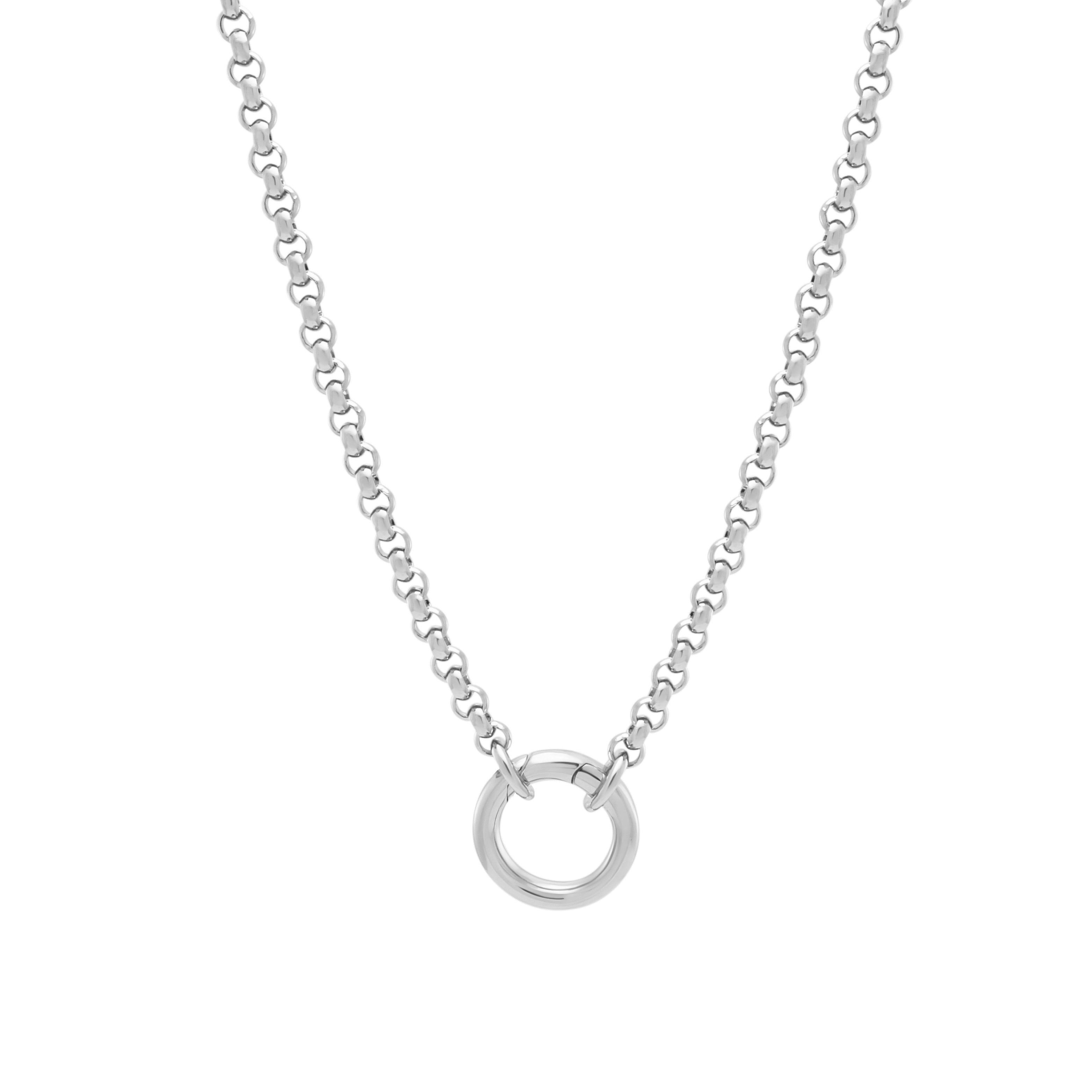 Cor Chain Necklace. Silver. - Monarc Jewellery