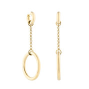 The Anita 2-in-1 Earrings, Gold Vermeil. - Monarc Jewellery
